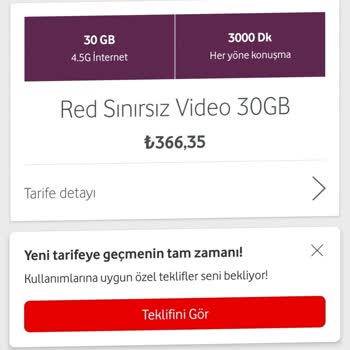 Vodafone Fatura Fiyat Mağduriyeti