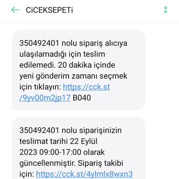 Cicekgaraj.com, Çiçek Sepeti Mağduriyeti