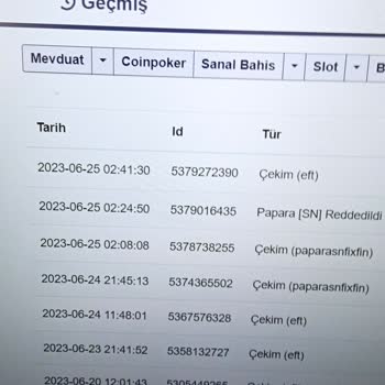 Onwin'den Banka Hesabıma Yanlış Çekim Talebi