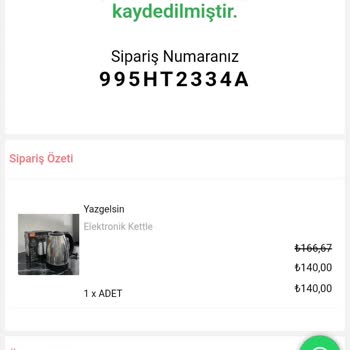 Yaz Gelsin (yazgelsin.com) 1 Hafta Oldu Ürün Kargoya Verilmedi