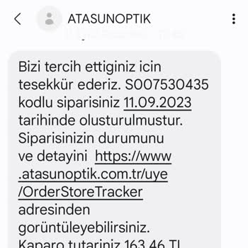 Atasun Optik Mağduriyetim... Hem Fazla Para Para Aldılar Hem De Basit