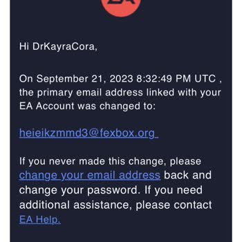 Ea Hesabımın Maili Değiştirilmiş