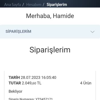 Yataş Bedding Para Alıp Ürün Vermiyor.