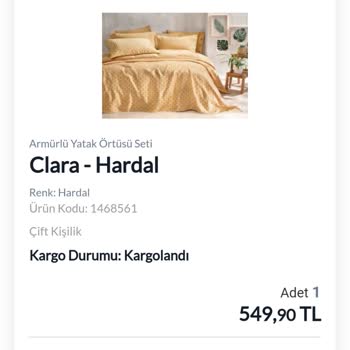 Yataş Bedding Para Alıp Ürün Vermiyor.