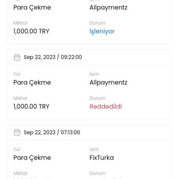 Tümbet Para Çekim Talebi