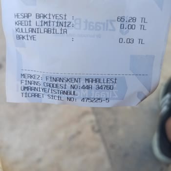 Ziraat Bankası Ziraat 0 TL