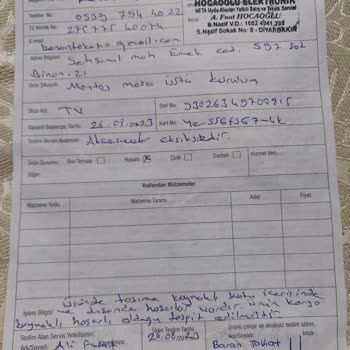 Aras Kargo Kargolarım Bilerek Teslim Edilmiyor