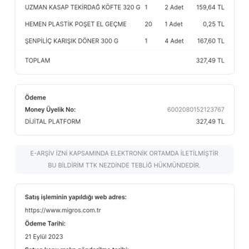 Migros Ürünler Eksik Geldi