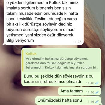 Mobilyan_evinde Koltuklarımı 1 Aydır Göndermiyorlar