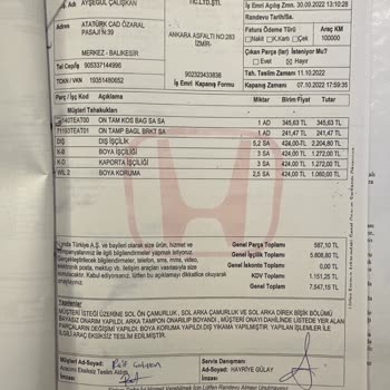 Honda Araç Servis Şikayeti