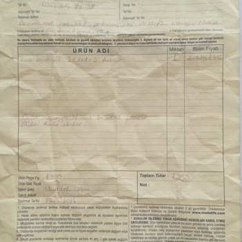 Modalife Yapılmayan Defolu Ürün Değişimi