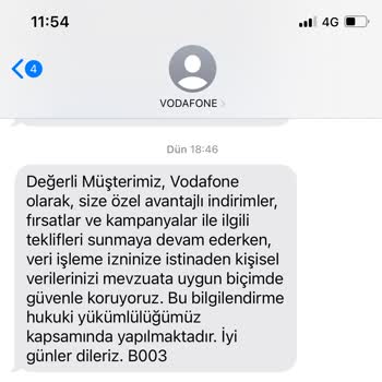 Vodafone 0542 00 52 Numara İle İlgili.