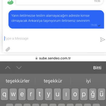 Sendeo Kargo Zamanında Kargomu Teslim Etmedi Şimdi D İadesini Yapmıyor