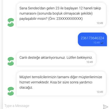 Sendeo Kargo Zamanında Kargomu Teslim Etmedi Şimdi D İadesini Yapmıyor
