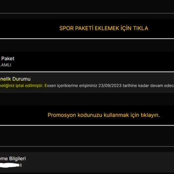 Exxen Bilgilerimi İzinsiz Saklıyor