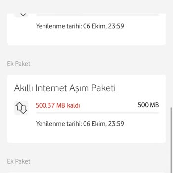 Vodafone Fatura Sorunu