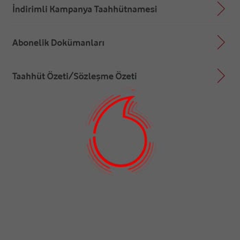 Vodafone Sim Kart Aktif Etme Ekranı Donuyor