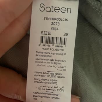 Sateen Yanlış Ürün Bilgisi