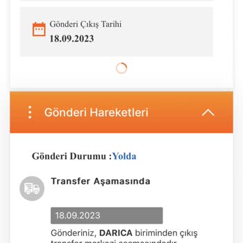 MNG Kargo Darıca Transfer Aşamasında Yazıyor
