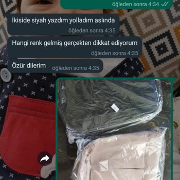 Lolcanta (Instagram) Yanlış Ürün Göndermişler