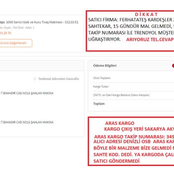 Ferhat Ateş Kardeşler Züccaciye Kötü Satıcı Deneyimim Ve Teslimat Sorunları