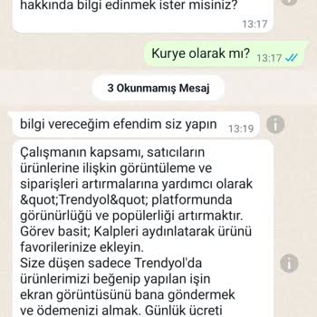 WhatsApp Trendyol Ve WhatsApp İş Fırsatı Mesajı