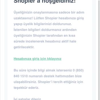Shopier Hesap Açamama Mağduriyeti