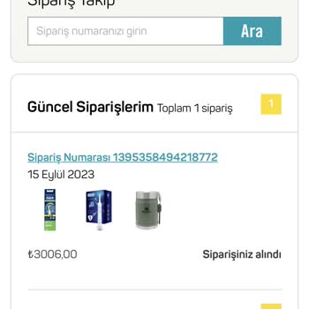 A101 Verilen Siparişin Kargolanmaması