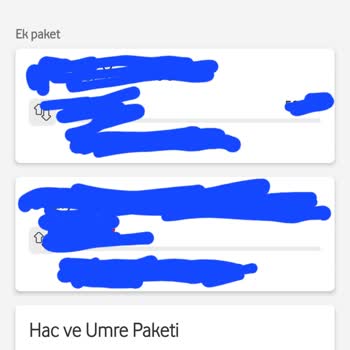 Vodafone Kullanamayacağım Ek Paketi İptal Edemiyorum.