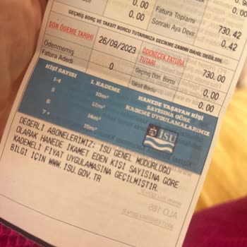 Kocaeli Büyükşehir Belediyesi Su Faturası Zam