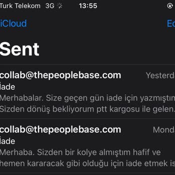 Lina Sare Tasarım Butik İade İçin İletişim Kuramıyorum