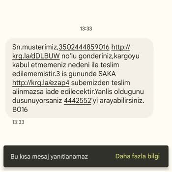Aras Kargo Yalan Beyan Ve Kalitesiz Hizmet
