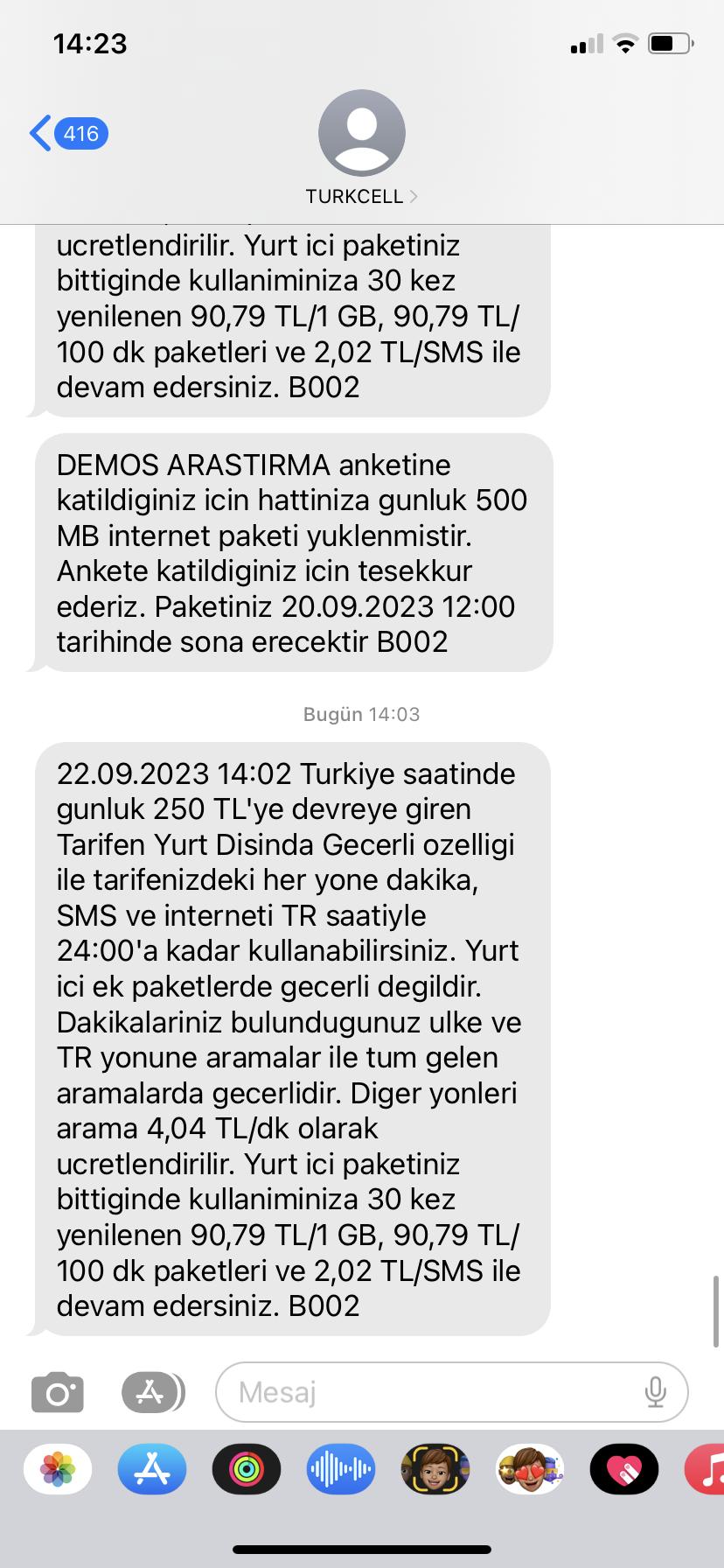 turkcell kullanmadığım halde yurt dışı paketi yansıtıyor Şikayetvar