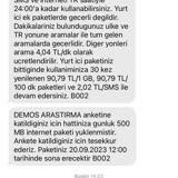 Turkcell, Kullanmadığım Halde Yurt Dışı Paketi Yansıtıyor.