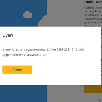 Pegasus Bol Bol Üyesi Olamıyorum