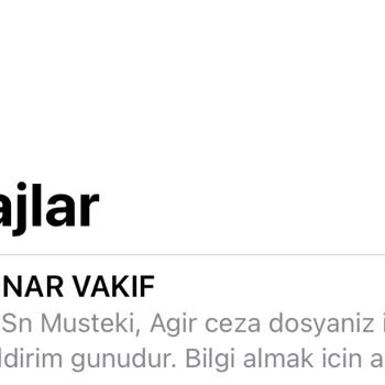 Pınar Vakıf Olarak Rahatsız Ve Rencide Edici Gelen Mesaj