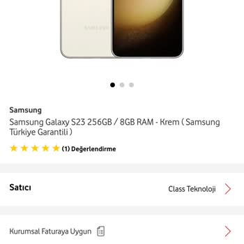 Vodafone'dan Samsung S23 Alımı