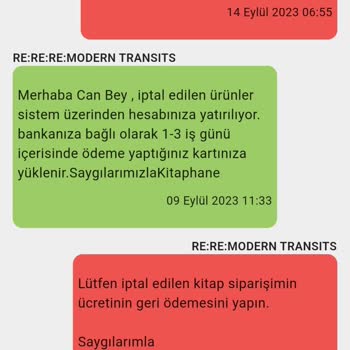Nadir Kitap Uygulaması Üzerinden Satın Aldığım Ürün İptal Edildi