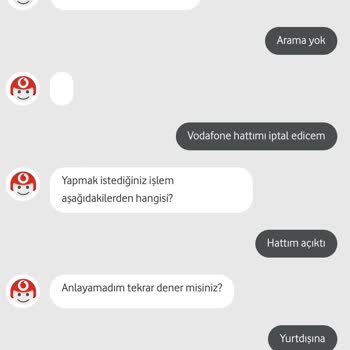 Vodafone Yurt Dışı Kullanım