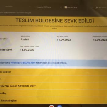 AGT Kurye (aynigunteslim.com) Çözümsüz Kargo Problemi