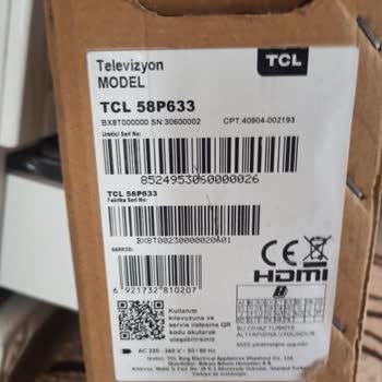 Aldığım TCL Televizyon İkinci El Çıktı.
