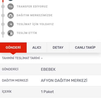 Ebebek Siparişim Kargoya Teslim Edilmediği Halde Teslim Etmemişler