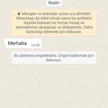 WhatsApp Şikayetçiyim Bu Numaradan