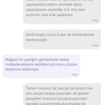 N11 İade İptal Sorunları