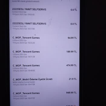 Vodafone Mağduriyeti Bilgim Dışında İşlem