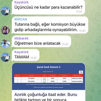 Telegram İle Trendyol Beğeni Sonrası Lucky Mall Sipariş Sahte Ci. Liği
