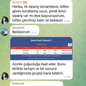 Telegram İle Trendyol Beğeni Sonrası Lucky Mall Sipariş Sahte Ci. Liği