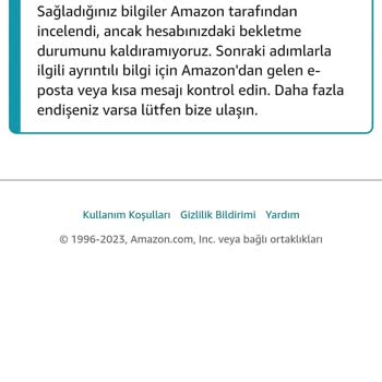 Amazon Hediye Çeki Satın Aldım Gönderilmedi