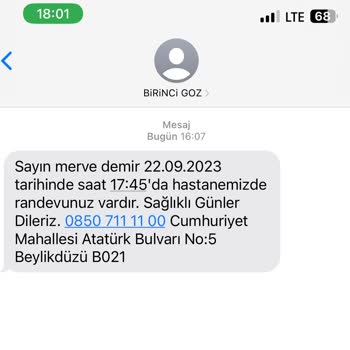 Birinci Göz Hastanesi Randevu Verip Hasta Kabul Etmediler