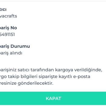 Nova Crafts (Novacrfts) Sipariş Problemi